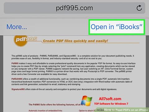 स्क्रीनशॉट Pdf995 Windows 7