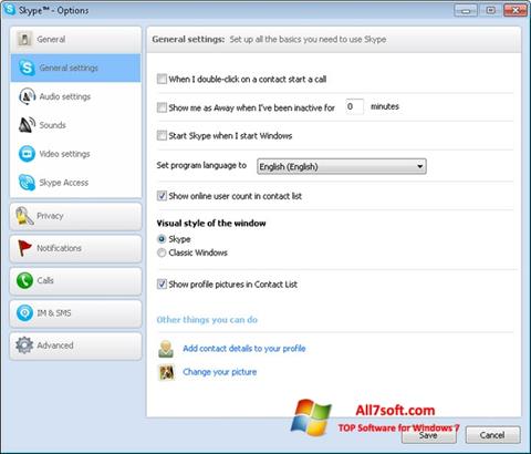 स्क्रीनशॉट Skype Setup Full Windows 7