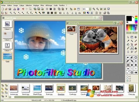 स्क्रीनशॉट PhotoFiltre Windows 7
