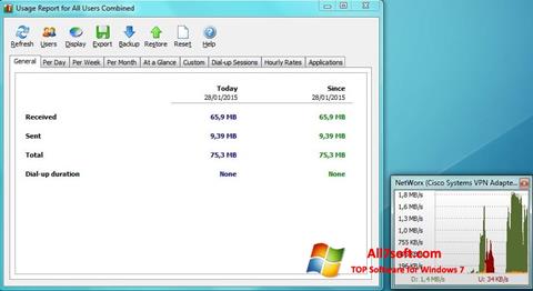 स्क्रीनशॉट NetWorx Windows 7