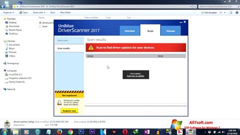 स्क्रीनशॉट DriverScanner Windows 7
