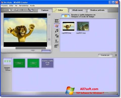 स्क्रीनशॉट WinDVD Creator Windows 7