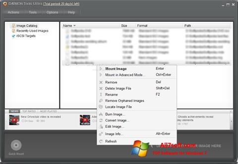 स्क्रीनशॉट DAEMON Tools Ultra Windows 7