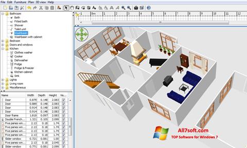 स्क्रीनशॉट FloorPlan 3D Windows 7