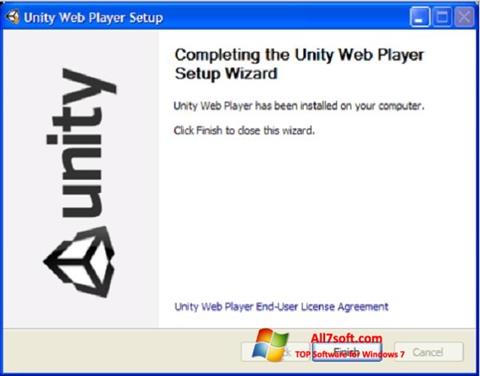 स्क्रीनशॉट Unity Web Player Windows 7