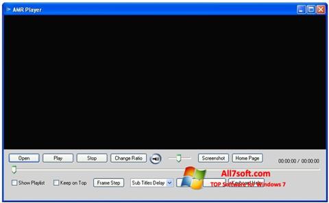स्क्रीनशॉट AMR Player Windows 7