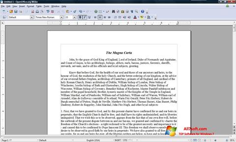 स्क्रीनशॉट OpenOffice Windows 7