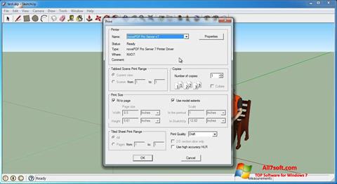 स्क्रीनशॉट SketchUp Make Windows 7