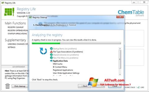 स्क्रीनशॉट Registry Life Windows 7