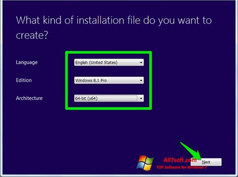 स्क्रीनशॉट Windows Bootable Image Creator Windows 7