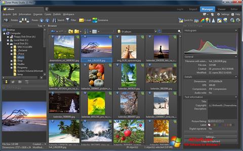 स्क्रीनशॉट Zoner Photo Studio Windows 7