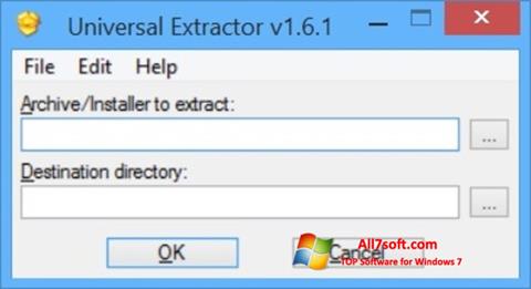 स्क्रीनशॉट Universal Extractor Windows 7