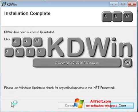 स्क्रीनशॉट KDWin Windows 7