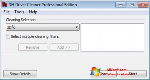 स्क्रीनशॉट Driver Cleaner Windows 7