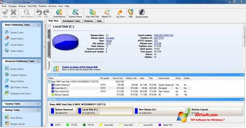 स्क्रीनशॉट Paragon Hard Disk Manager Windows 7