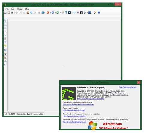 स्क्रीनशॉट Greenshot Windows 7