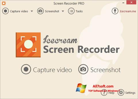 स्क्रीनशॉट Icecream Screen Recorder Windows 7