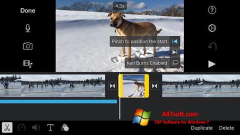 स्क्रीनशॉट iMovie Windows 7