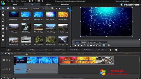 स्क्रीनशॉट CyberLink PowerDirector Windows 7