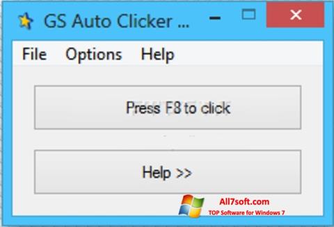 स्क्रीनशॉट GS Auto Clicker Windows 7