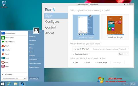 स्क्रीनशॉट Start8 Windows 7