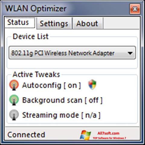 स्क्रीनशॉट WLAN Optimizer Windows 7
