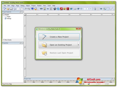 स्क्रीनशॉट AutoPlay Media Studio Windows 7