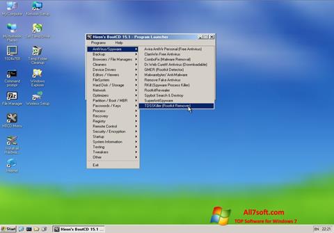 स्क्रीनशॉट Hirens Boot CD Windows 7