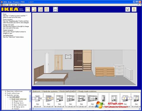 स्क्रीनशॉट IKEA Home Planner Windows 7