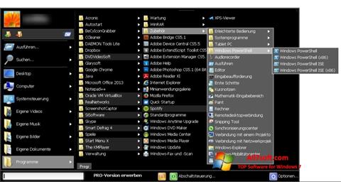 स्क्रीनशॉट Start Menu X Windows 7