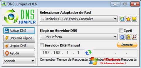 स्क्रीनशॉट DNS Jumper Windows 7