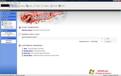 स्क्रीनशॉट Shareaza Windows 7