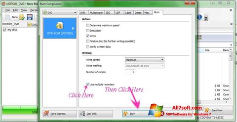 स्क्रीनशॉट Nero Image Drive Windows 7