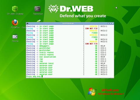 स्क्रीनशॉट Dr.Web LiveCD Windows 7