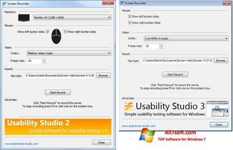 स्क्रीनशॉट Rylstim Screen Recorder Windows 7