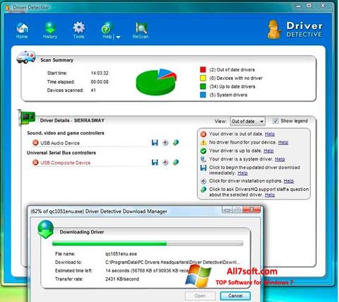 स्क्रीनशॉट Driver Detective Windows 7