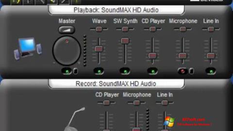 स्क्रीनशॉट SoundMAX Windows 7