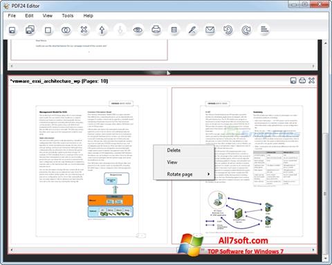स्क्रीनशॉट PDF24 Creator Windows 7