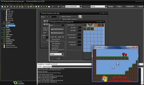 स्क्रीनशॉट GameMaker: Studio Windows 7
