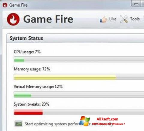 स्क्रीनशॉट Game Fire Windows 7